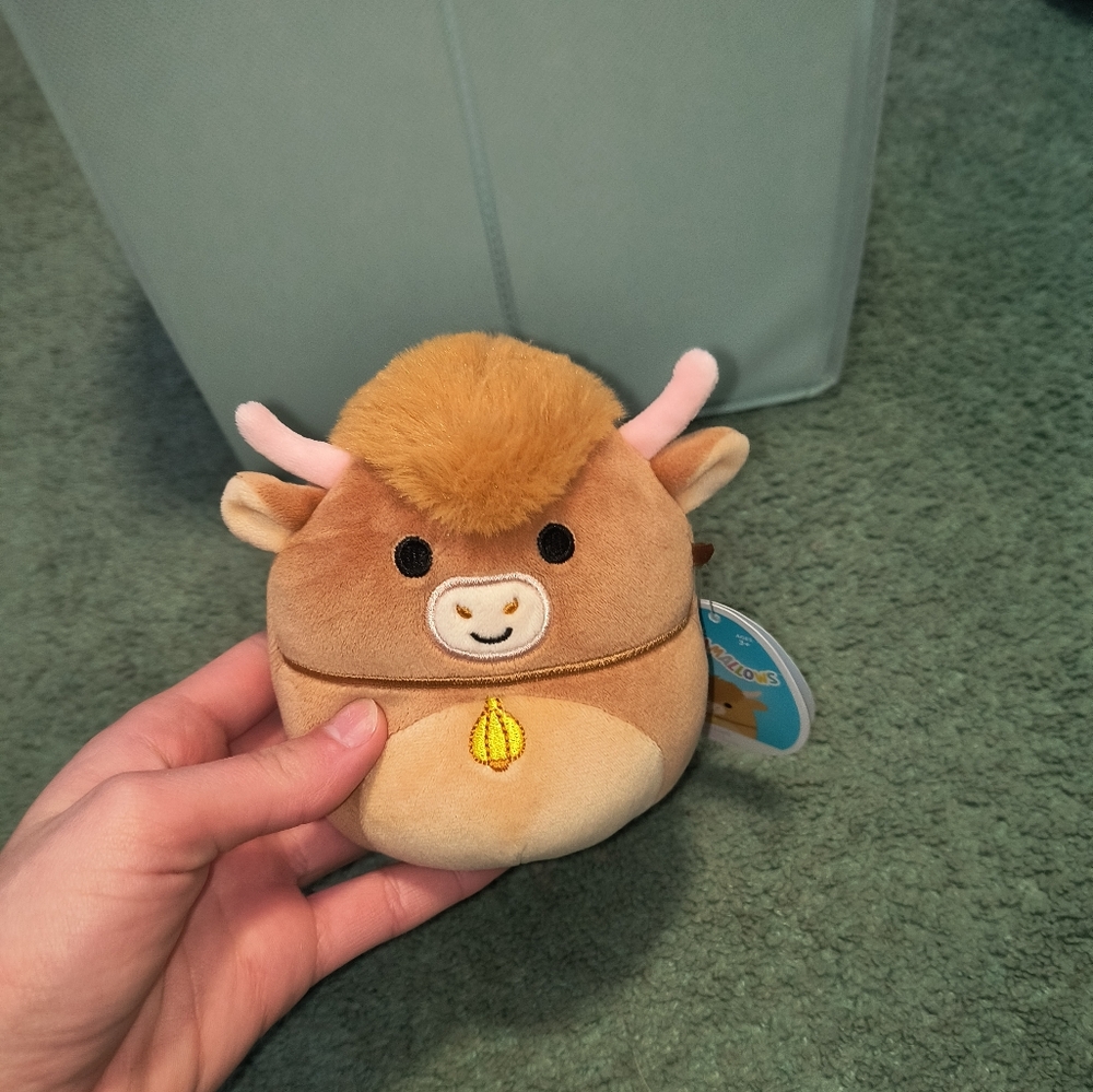 Calton the cow squishmallow